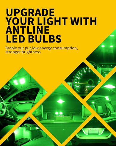 BA9S BA9 1895 1891 53 57 47830 64111 3893 LED Bulb White, Super Bright Canbus Error Free 12 Volt Replacements for Interior Dome Map Lamp License Plate Glove Box Lights (Pack of 10) in Saudi Arabia