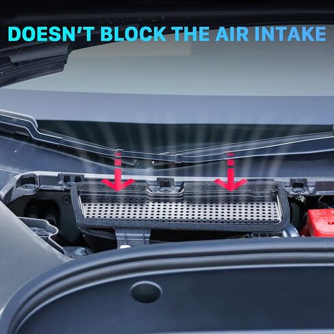 Carwiner متوافق مع موديل 2021-2023 3 غطاء حماية شبكة مدخل الهواء ABS بلاستيك تدفق الهواء تنفيس مدخل تكييف الهواء ملحقات مدخل الشبكة in Kuwait