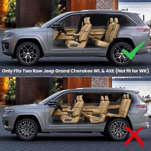 Compatible with All-New 2022-2024 Jeep Grand Cherokee(2 Row; WL) 4XE Rear Cargo Security Shade Cover Privacy Screen Retractable Rear Storage Tonneau Cargo Cover Luggage Security Shield Shade in Saudi Arabia