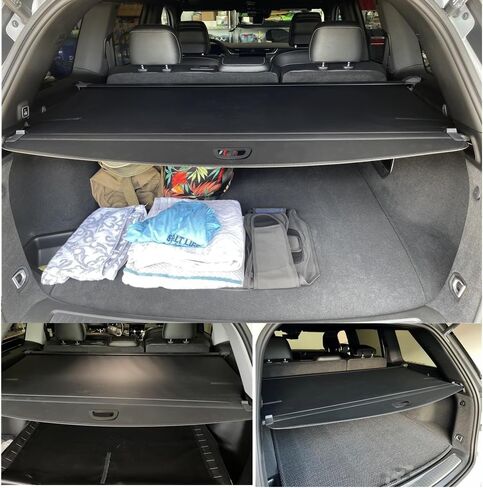 Compatible with All-New 2022-2024 Jeep Grand Cherokee(2 Row; WL) 4XE Rear Cargo Security Shade Cover Privacy Screen Retractable Rear Storage Tonneau Cargo Cover Luggage Security Shield Shade in Saudi Arabia