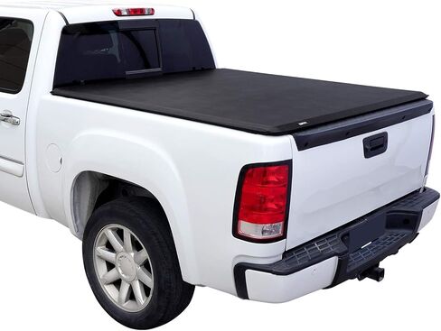 Amazon Basics Soft Roll Up Tonneau Cover for 2014-2019 Chevy Silverado, GMC Sierra 1500, 2015-2018 Silverado Sierra 2500 3500 HD, Fleetside, Bed Length 6.5' in Saudi Arabia