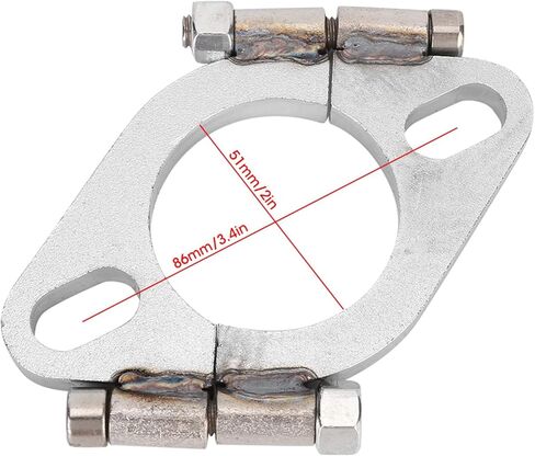 شفة مقاس 2 بوصة، ملحق استبدال شفة إصلاح الانقسام البيضاوي المسطح العالمي in Kuwait