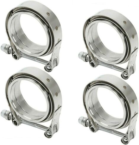 SUPERFASTRACING 3 بوصة العالمي V-Band Blot شفة المشبك عدة ذكر أنثى T-304 الفولاذ المقاوم للصدأ 4 قطعة in Kuwait