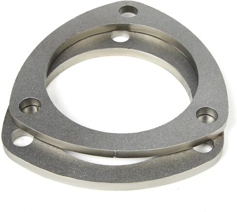 Adapts Collector Extensions and Reducers, 3-Bolt Exhaust Flange Connection Kit, Includes Flange, Gaskets and Bolts, Fit 3.0"OD Pipe, Easy Installation in Kuwait