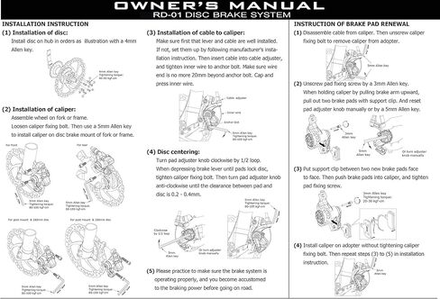 طقم فرامل قرص الدراجة RUJOI، فرجار أمامي وخلفي من الألومنيوم، دوار 160 مم، أداة ضبط ميكانيكية خالية من الأدوات لدراجة الطريق، الدراجة الجبلية... in Kuwait
