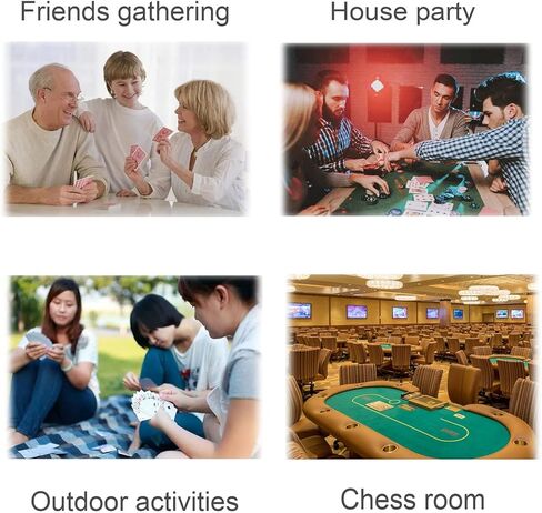 YONTYEQ Smart Automatic Poker Card Dealer-360° Rotating Universal Anti-Cheating Playing Card Dealing Tool, Rotating Card Dealer Machine for UNO, Blackjack, Texas Hold'em, Home Card Games in Kuwait