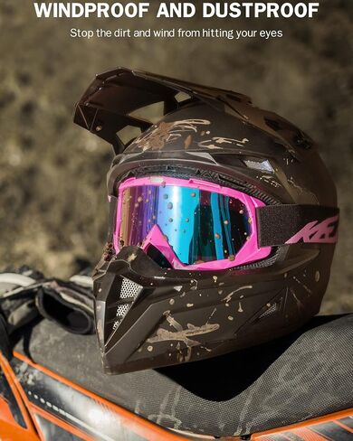 نظارات الدراجة الترابية KEMIMOTO نظارات موتوكروس ATV UTV نظارات مضادة للأشعة فوق البنفسجية لركوب الخيل in Saudi Arabia