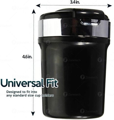 منطقة التكنولوجيا سيارة دخاني طفاية سجائر الأزرق LED مؤشر ضوئي رائع السفر السيارات رائحة السجائر مزيل الدخان الناشر in Kuwait