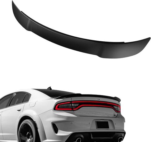 SCITOO Spoiler Wing Fits for 2011-2020 for Dodge Charger Sedan Matte Black Hellcat Style Rear Trunk Spoiler Wing in Saudi Arabia