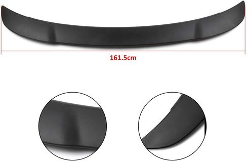 SCITOO Spoiler Wing Fits for 2011-2020 for Dodge Charger Sedan Matte Black Hellcat Style Rear Trunk Spoiler Wing in Saudi Arabia