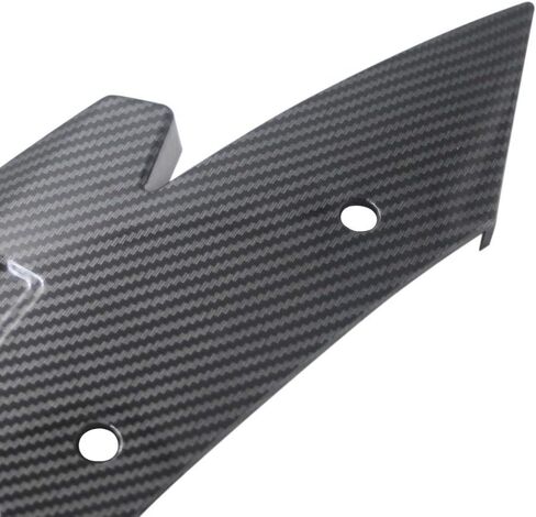 2PCS Universal Rear Bumper Lip Diffuser Splitter Canard Protector Front Bumper Lip Body Kit Front Bumper Side Skirt Spoiler Splitter (Black) in Kuwait
