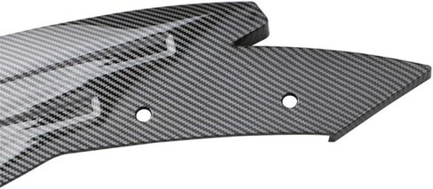 2PCS Universal Rear Bumper Lip Diffuser Splitter Canard Protector Front Bumper Lip Body Kit Front Bumper Side Skirt Spoiler Splitter (Black) in Kuwait