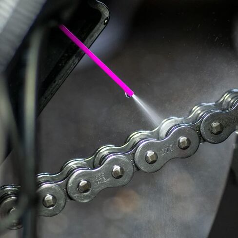 Muc-Off Wet Motorcycle Chain Lube, 400 Milliliters - Premium Motorbike Chain Lubricant Spray - Formulated for Wet Weather Conditions in Saudi Arabia