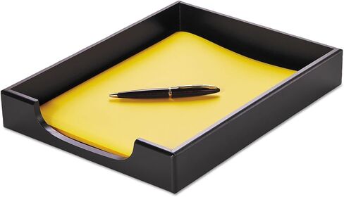 Rolodex 62523 Wood Tones Letter Size Desk Tray, Wood, Black in Saudi Arabia