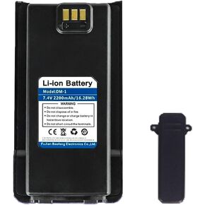 BAOFENG DM-1701 Radio Battery Replacement Original DM-1 Li-ion Battery DC7.4V with Belt Clip DMR DM1701 Two Way Radio Accessories