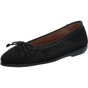 Aerosoles Women's HOMEBET Ballet Flat, Black Faux Suede, 7.5