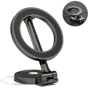 Magnetic Car Phone Holder: for MagSafe Car Mount 360° Rotation - Ultra-Strong Magnets Phone Holder for Car - All-Metal Car Phone Holder for iPhone 16/15/14/13/12 Series
