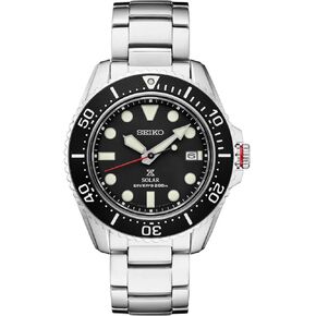 SEIKO SNE591 Automatic Solar Dive Watch for Men - Prospex Collection - LumiBrite Hands, Sapphire Crystal - Water Resistant 200M