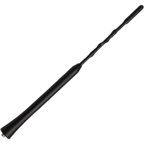 ZHParty 9" inch Black 2 in 1 Radio and DAB Whip Rod Antenna Mast Perfect Replacement for Motorcycle Harley Davidson,Indian,Victory,BW Bikes Can-Am Spyder ATV