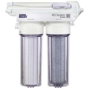 3 Stage Reverse Osmosis RO Water Filter | 75 Gallons Filtration Per Day | Easy DIY Install | Purified Water Removes Chlorine, Fluoride, Nitrates, and Heavy Metals