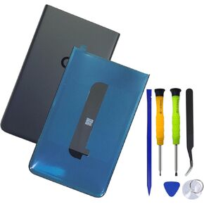Pixel 8 Pro Back Glass Replacement for Pixel 8 Pro Back Cover Glass Housing Door with Pre-Installed Tapes + Tools Obsidian