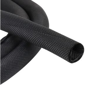 Braided Split Wire Loom Wrap Cable Sleeve Tube Harness Lot Sheathing Management Organize (5/16"-15ft)