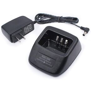 KSC-35S Charger Compatiable for Kenwood Radio TK3400 TK2400 TK2402 TK2300 TK-2200LP TK-2300VP TK-3200L TK-3302UK Compatiable KNB-45L KNB-65L KNB-63L Li-ion Battery