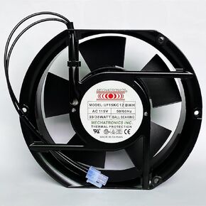 UF15KC12-BWH AC115V 39/38W 2-Wire Cooling Fan UF15KC12 BWH 17CM 172×150×51mm AC AXIAL Fan