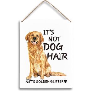 FUGWN It's Not Cat Hair It's Kitty Glitter Cat علامات خشبية 8x10، ديكور جدار القط، ديكور غرفة المنزل القط الأسود، ديكورات القط للمنزل، علامات القط ديكور المنزل، هدايا القط لمحبي القطط