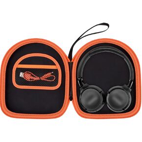 Headphone Case Compatible with JBL Tune 510BT/ 520BT/ 500BT/ 660NC/ for JBL Live 460NC /670NC Wireless On-Ear Headphones, Bluetooth Head Phones Protective Storage Bag for Charging Cable-Black