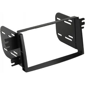 Scosche HY1629B Compatible with 2007-12 Hyundai Veracruz, ISO Double DIN & DIN+Pocket, Manual A/C Control Black