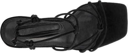 NY & C - New York & Company Bailey نسائي بكعب خشبي كاجوال، صنادل، مفتوح عند الأصابع، مطاط، نعل خارجي in Kuwait