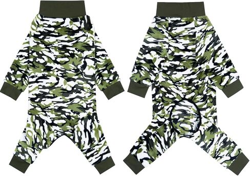 HDKUW Large Dog Sweater Coat, Large Dog Recovery Suit, Anti-Shedding Dog Pajamas Pjs, After Surgery Dog Onesie for Medium Large Dog Rose Pink 36# in Kuwait