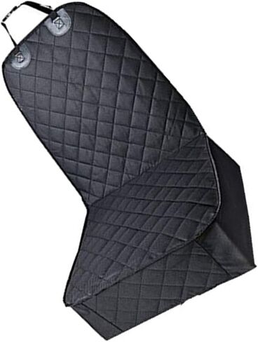 غطاء مقعد السيارة الأمامي من NCONCO Pet، غطاء حماية عالمي لمقعد السيارة مقاوم للماء، واقي مقعد مقاوم للتمزق وغير قابل للانزلاق لشاحنة السيارة SUV (أسود) in Kuwait