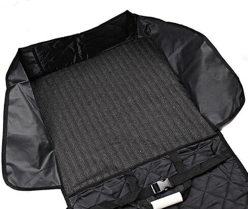 غطاء مقعد السيارة الأمامي من NCONCO Pet، غطاء حماية عالمي لمقعد السيارة مقاوم للماء، واقي مقعد مقاوم للتمزق وغير قابل للانزلاق لشاحنة السيارة SUV (أسود) in Kuwait