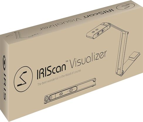 كاميرا ويب IRIScan Visualizer Webcam Document Camera v7:4K UltraHD-13MP، 4in1، Free Readiris PDF OCR، متخيل، ماسح ضوئي A3، ماسح ضوئي محمول، مؤتمرات الويب، التعلم عن بعد، AI Micro، Led، USB، WinMac in Kuwait
