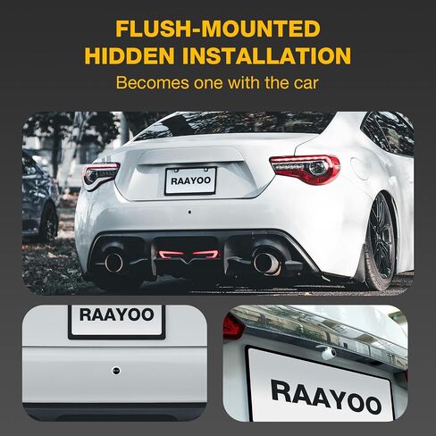 AHD 720P Backup Camera, Metal Housing 170°Wide View Angle Rear/Side/Front View Camera for Car, HD Clear Night Vision IP69 Waterproof Reverse Camera for Vehicle SUV RV Pickup, 18.5mm, 12V/24V, Black in Kuwait