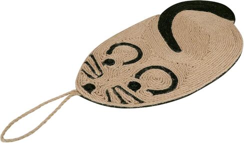 Cat Scratcher Pad Natural Sisal Cat Scratcher Mat Cat Floor Scratching Pad Rug Grinding Claws Cute Hanging Mat Cat Sleeping Pad Protecting Furniture Carpets for Indoor Cats in Kuwait
