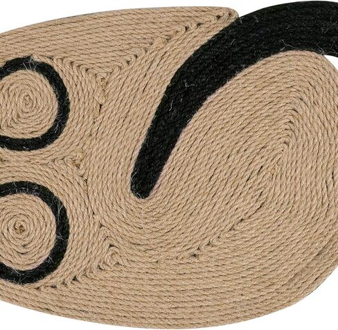 Cat Scratcher Pad Natural Sisal Cat Scratcher Mat Cat Floor Scratching Pad Rug Grinding Claws Cute Hanging Mat Cat Sleeping Pad Protecting Furniture Carpets for Indoor Cats in Kuwait