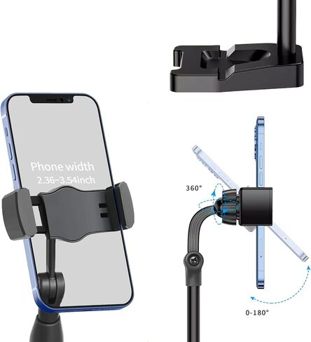 Cell Phone Stand for Desk, iPhone IPad Stand for Desk,Height Adjustable Cell Phone Holder for Desk,Cell Phone Holder Stand for Office Home,Compatible with All Mobile Phones and IPads in Saudi Arabia