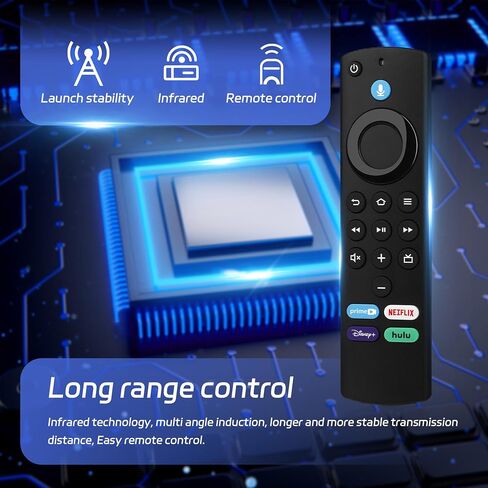Replacement Voice Remote Control L5B83G Compatible with Fire Smart TVs Cube (1st & 2nd & 3rd Gen), Smart TVs Stick 4K (1st & 2nd Gen), Smart TVs Stick (2nd & 3rd Gen&Lite), Smarte TVs (3rd Gen) in Saudi Arabia