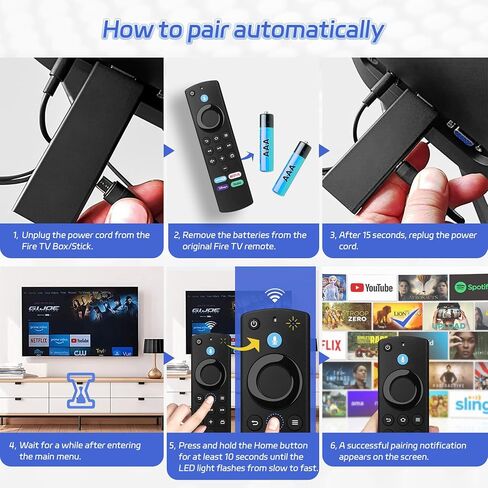 Replacement Voice Remote Control L5B83G Compatible with Fire Smart TVs Cube (1st & 2nd & 3rd Gen), Smart TVs Stick 4K (1st & 2nd Gen), Smart TVs Stick (2nd & 3rd Gen&Lite), Smarte TVs (3rd Gen) in Saudi Arabia