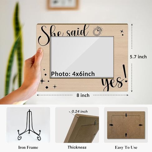 Wood Picture Frame Family Picture Frame Farmhouse Picture Frames Adoption Day Gifts Modern Picture Frames Small Picture Frames Family Frame Meaningful Photo Gift (4x6 Horizontal Photo)-Y171 in Kuwait