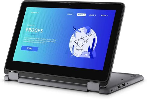 Dell Latitude 3120 2 in 1 Laptop (11.6 Inch TouchScreen Intel Pentium Silver N6000, 8GB Ram, 128GB SSD) Student and Business, Wifi Webcam Win 11 Pro Grey (Renewed) in Saudi Arabia