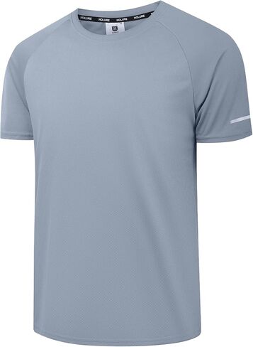 Holure Men's Mesh Quick-Dry Short Sleeve Workout T-Shirt in Kuwait