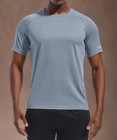 Holure Men's Mesh Quick-Dry Short Sleeve Workout T-Shirt in Kuwait