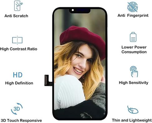 لاستبدال شاشة iPhone 14 Pro، جزء إصلاح رقمي لشاشة LCD تعمل باللمس ثلاثي الأبعاد مع مجموعة أدوات إصلاح لشاشة iPhone 14 pro. (شاشات iPhone 14 Pro مقاس 6.1 بوصة) in Saudi Arabia
