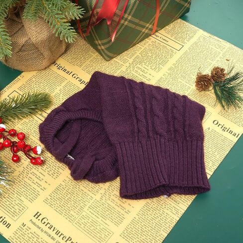 Small Dog Sweaters Winter Puppy Sweater Knit Sweater for Pet Warm Solid Dog Coat for Cold Weather (Dark Blue, Small) in Saudi Arabia