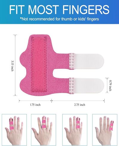 Finger Splints, 5pcs Color Finger Brace Finger Stabilizer for Broken Fingers Straightening Arthritis Knuckle Immobilization in Saudi Arabia