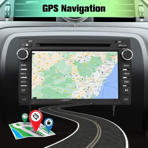ستيريو راديو السيارة AWESAFE لسيارة Chevy Silverado Tahoe Traverse GMC Sierra Yukon مع ملاحة GPS بلوتوث in Saudi Arabia